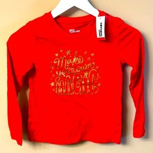 Girls Christmas Shirt, with tags